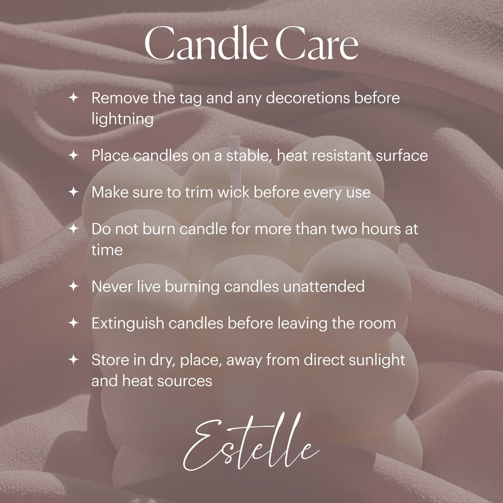 Ribbed Soy Pillar Candle: Sculptural Home Decor