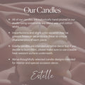 Ribbed Triangular Pillar Soy Wax Candle Set | Unscented Decorative Candles