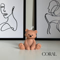 Teddy Bear Candle | Decorative Soy Wax Pillar, Nursery Decor